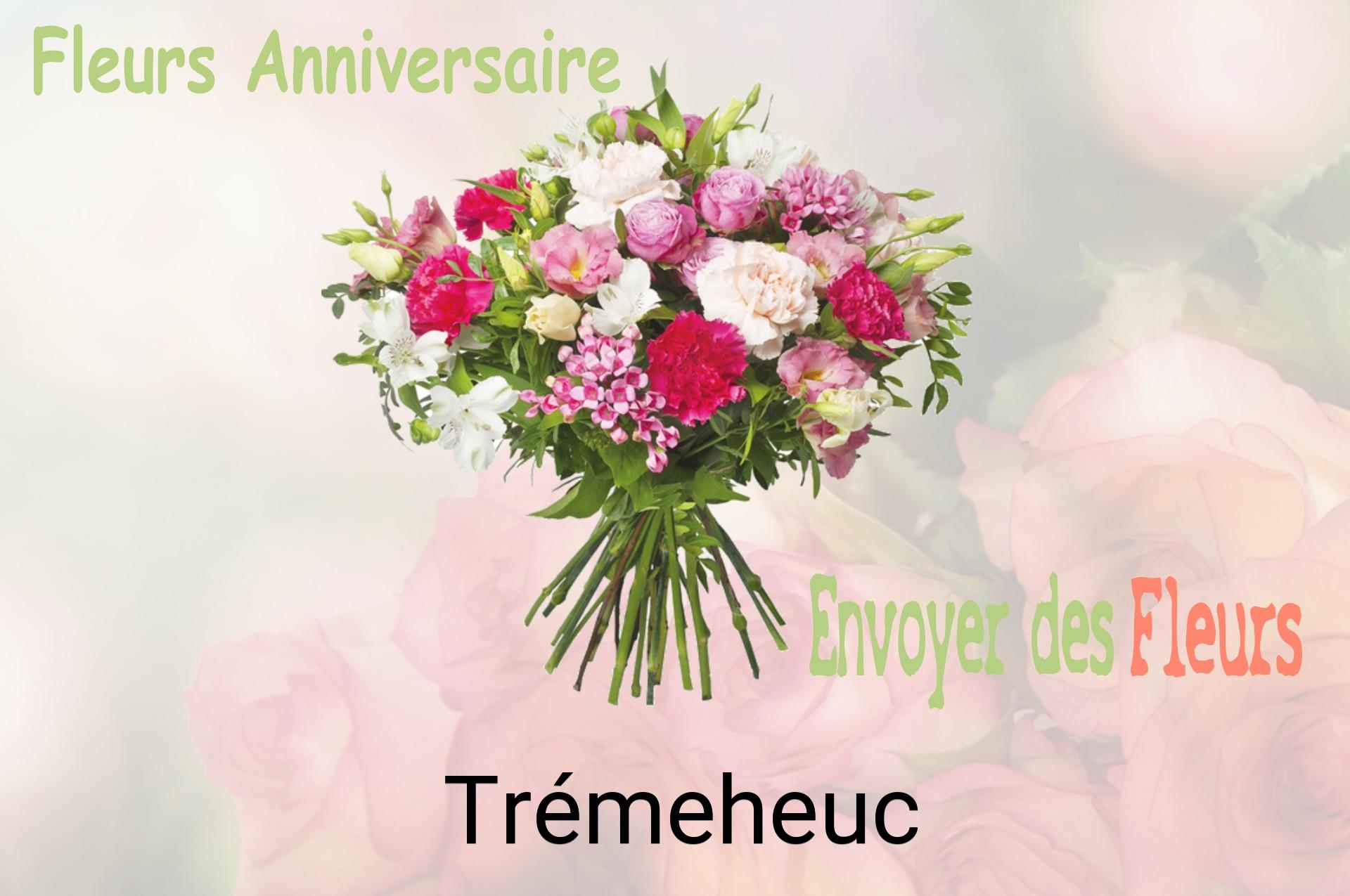 Bouquet de fleurs d’anniversaire livré à Trémeheuc